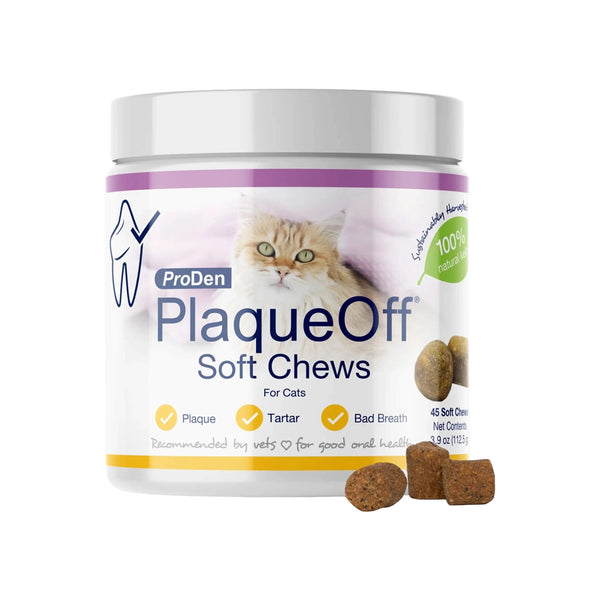ProDen PlaqueOff Soft Chew Dental Treats for Cats