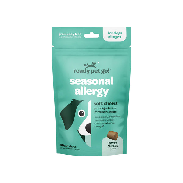 Ready Pet Go! Seasonal Allergy Supplement for Dogs Front of Package