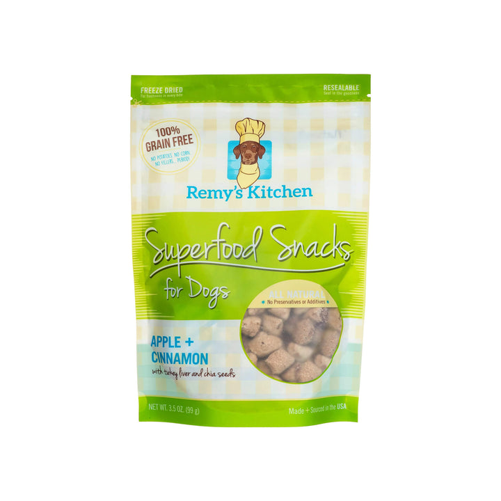Remy's Kitchen Superfood Snacks for Dogs Front