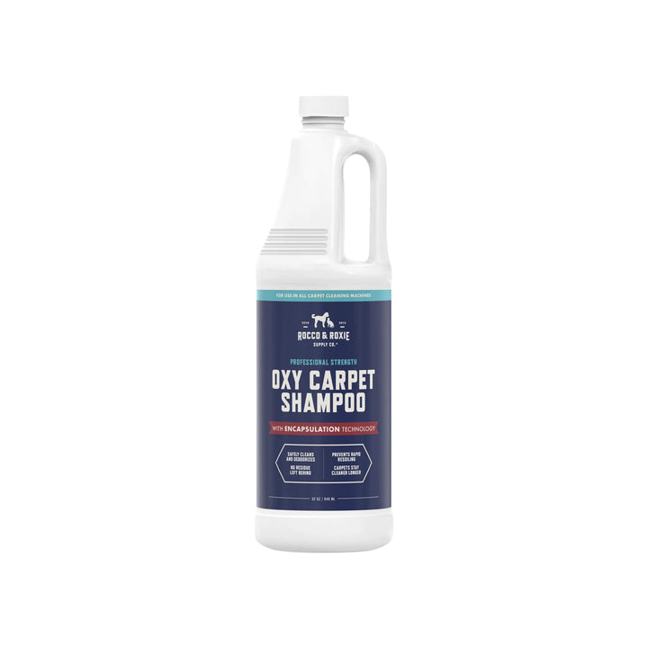 Rocco & Roxie Oxy Carpet Shampoo with Encapsulation Technology Front of Bottle