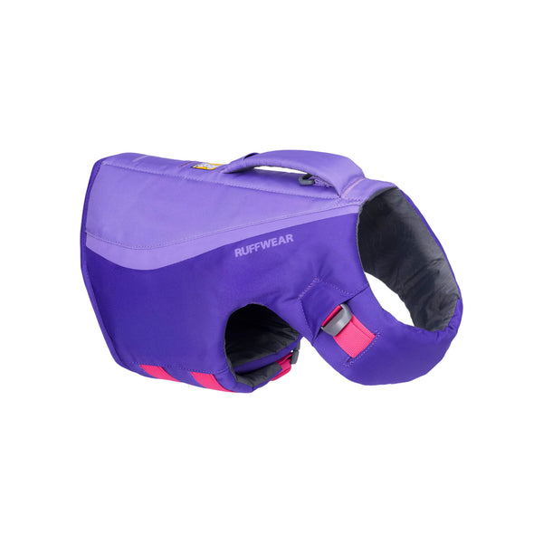 RuffWear Float Coat Life Jacket for Dogs Purple Lily Front