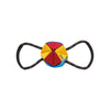 Ruffwear Webbing Remix Dog Tug Toy Sur[rise Color Front