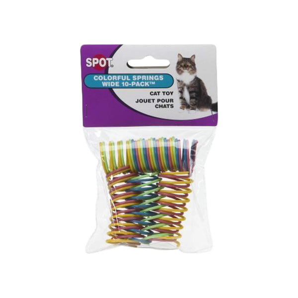Wide Colorful Springs 10 Pack