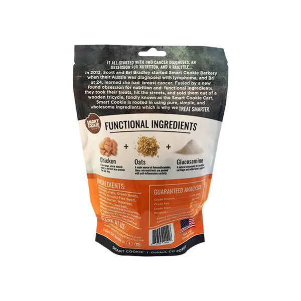 Smart Cookie Hip & Joint Chicken Dog Treats Package Back