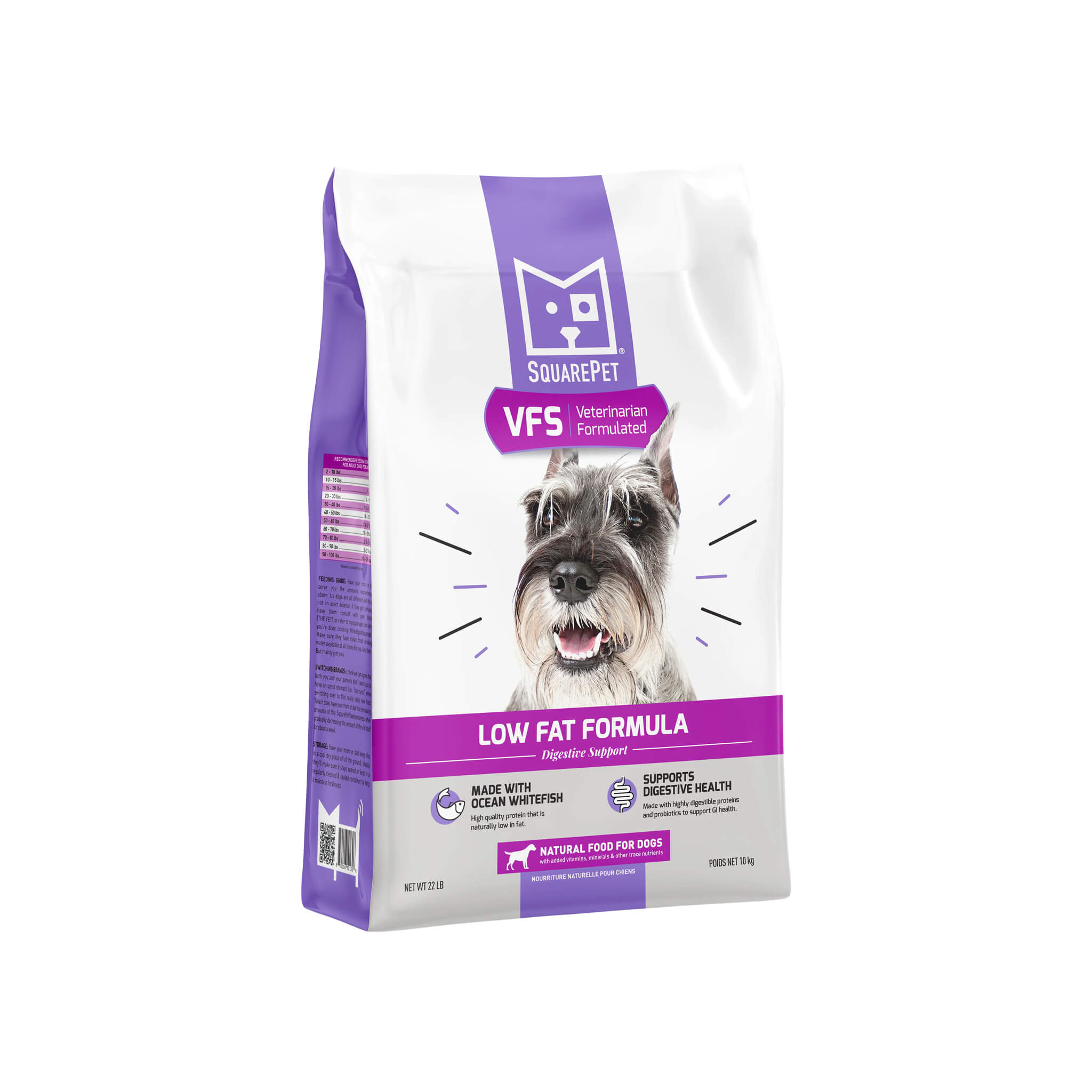 Square Pet VFS Low Fat Formula Dry Dog Food | Only Natural Pet