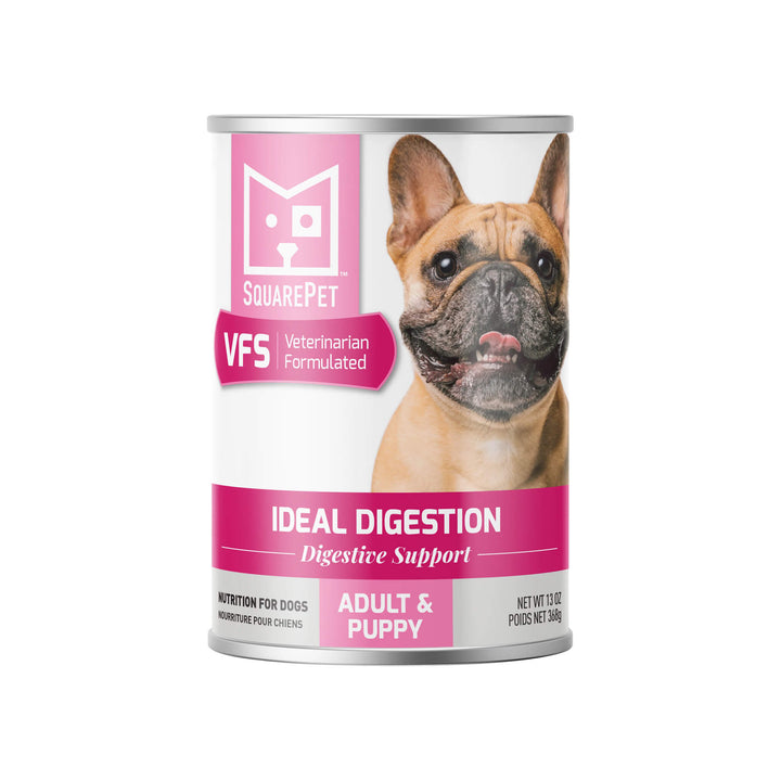 Square Pet VFS Ideal Digestion Wet Dog Food Front of Can