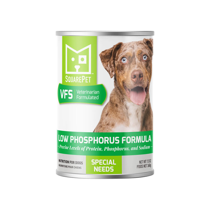 Square Pet VFS Low Phosphorus Formula Wet Dog Food Front of Can