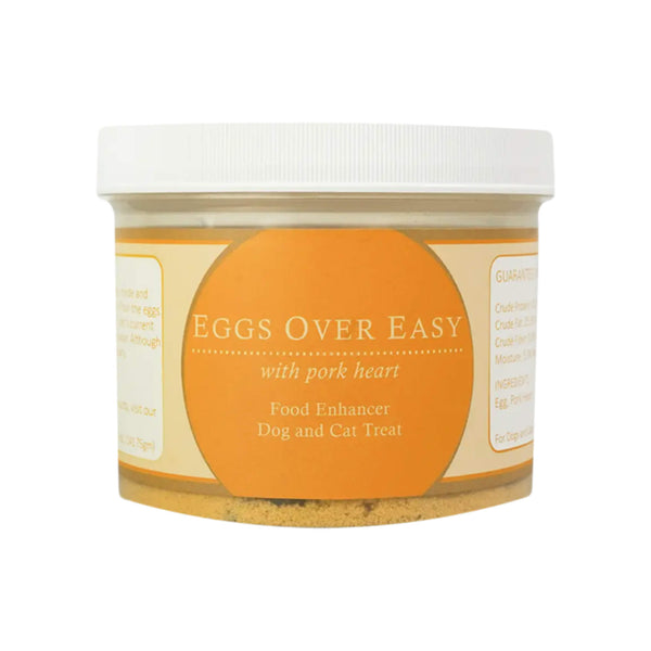Steve's Real Food Raw Freeze Dried Eggs over Easy Topper Container Front