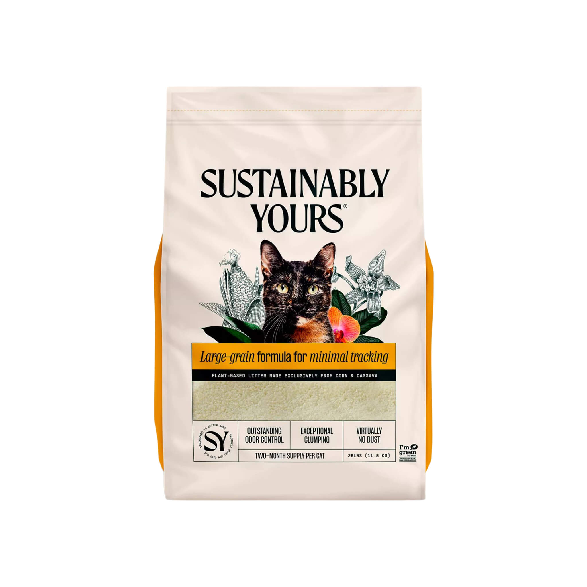 Pet Supplies Exquisicat Wheat Litter Sustainably Yours Corn Casava