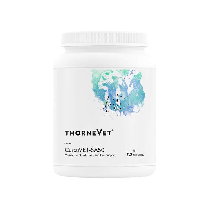 ThorneVet CurcuVET-SA50 Dog & Cat Supplement Bottle Front
