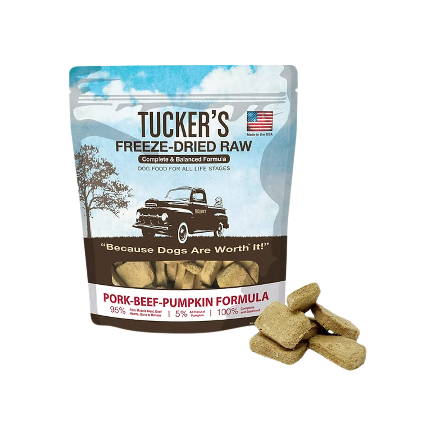 Tucker's Dog Freeze-Dried Food Beef Pumpkin