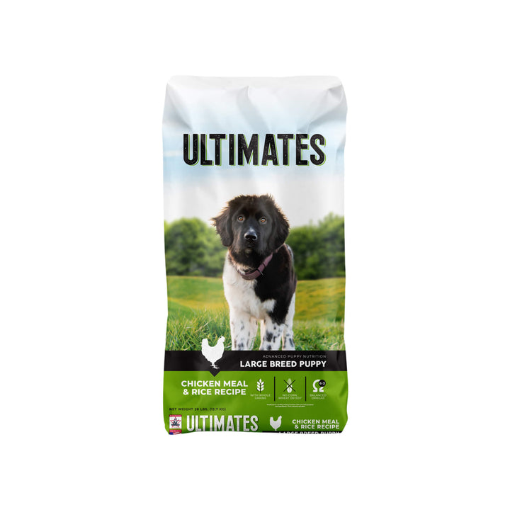 Ultimates Large Breed Puppy Chicken & Rice Dry Dog Food Front