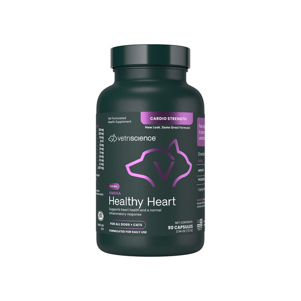 VetriScience Omega Healthy Heart Front of Bottle