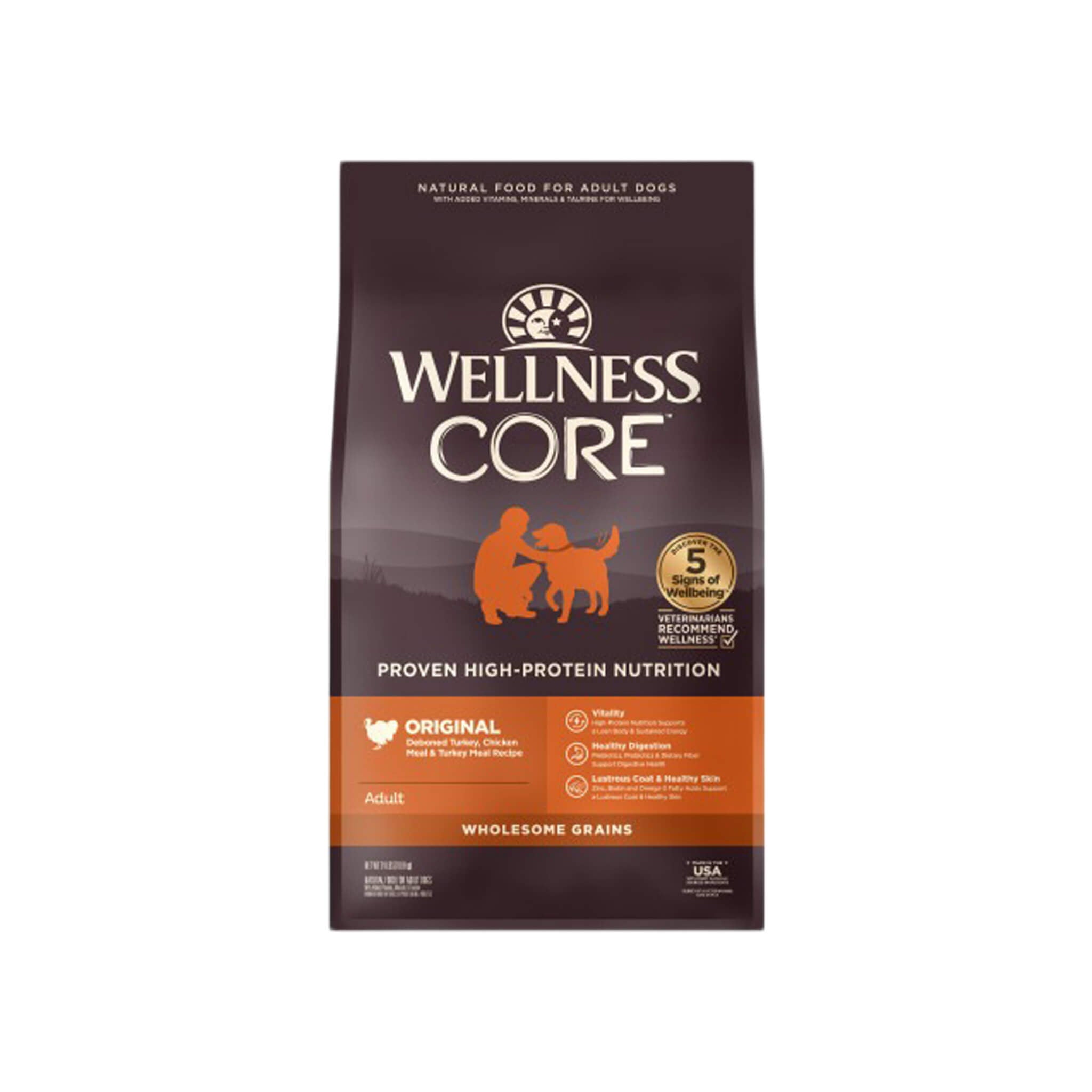 Wellness CORE Grain-Free Dry Dog Food Original 24 Lbs