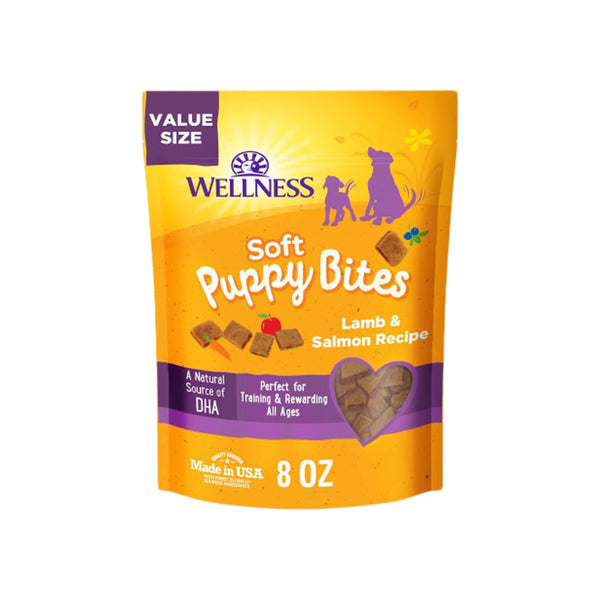 Wellness Just For Puppy Treats Front of Bag