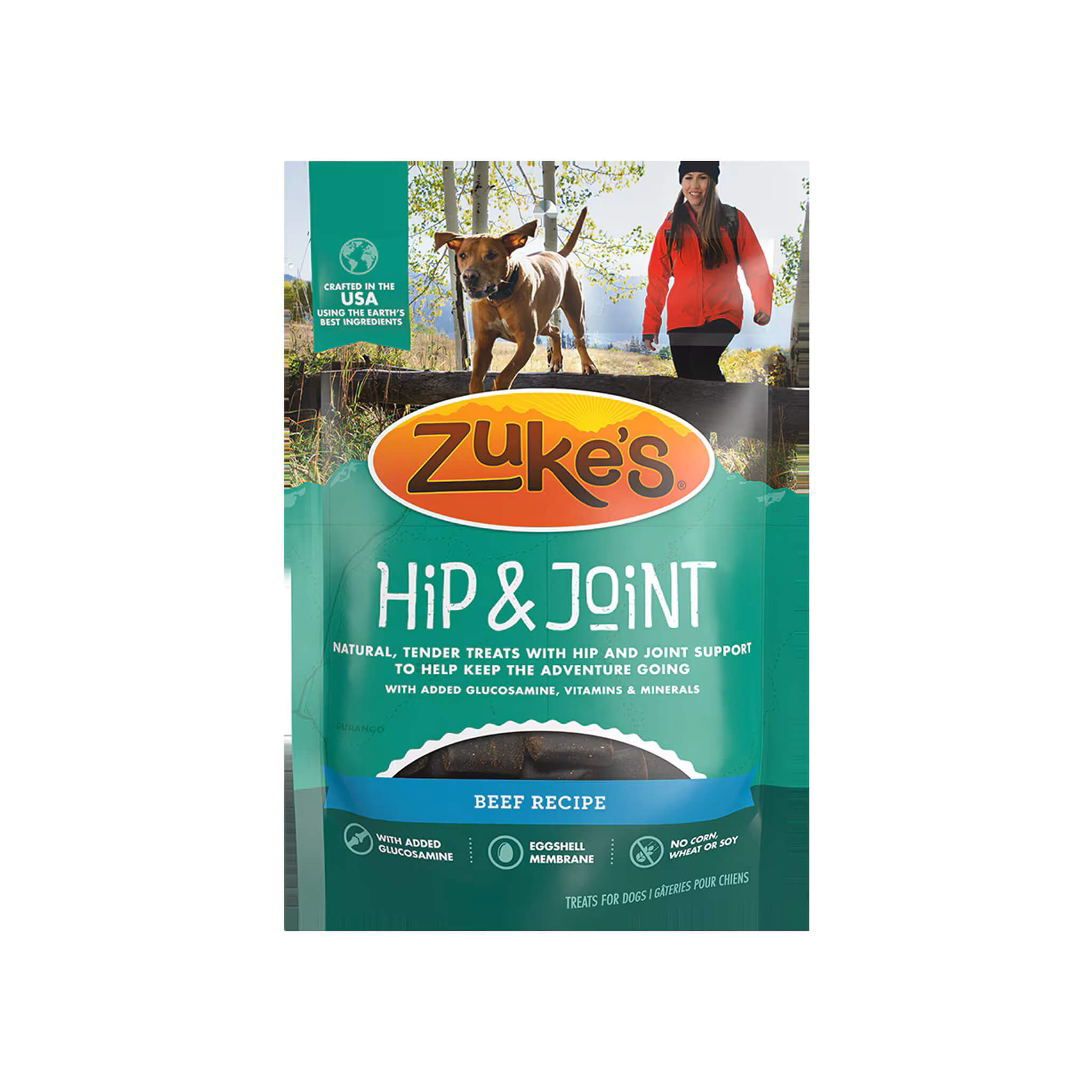 Zukes Hip Joint Soft Chew Dog Treats Only Natural Pet