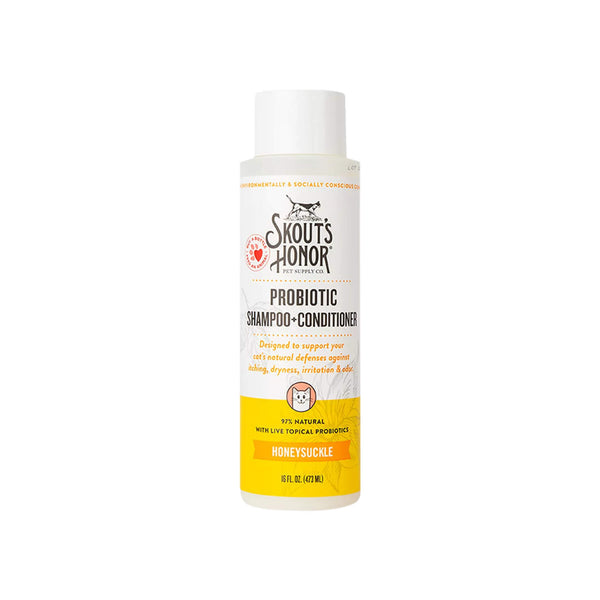 Skout's Honor 2-in-1 Probiotic Cat Shampoo & Conditioner