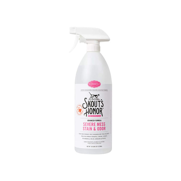 Skouts Honor Advanced Formula Severe Mess Stain and Odor Eliminator for Cats