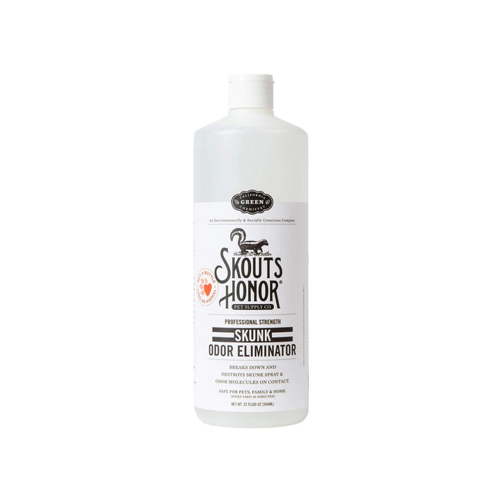 Skouts Honor Professional Strength Mineral Based Skunk Odor Eliminator for Surfaces & Animals