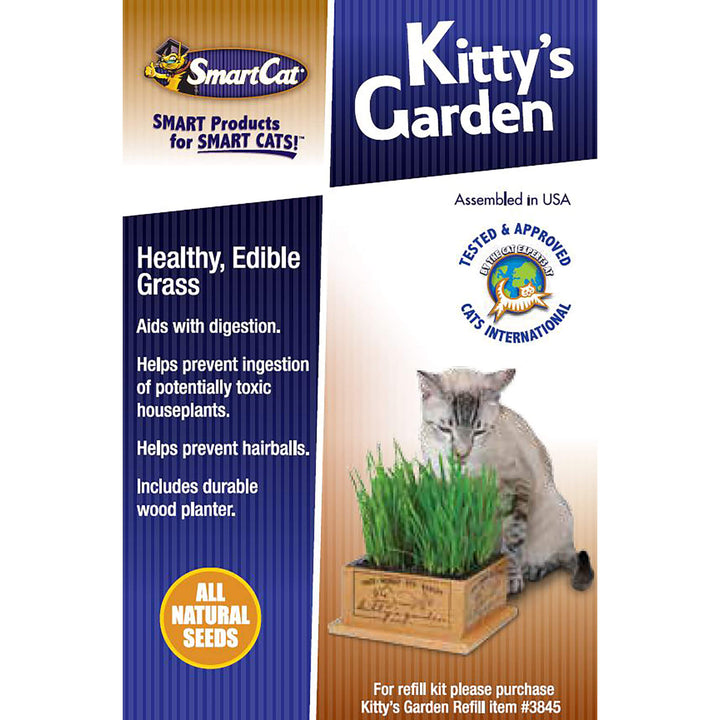 smartcat kitty's garden seed refill kit SmartCat Kitty's Garden & Refill Kit Organic Grass Cat Treat