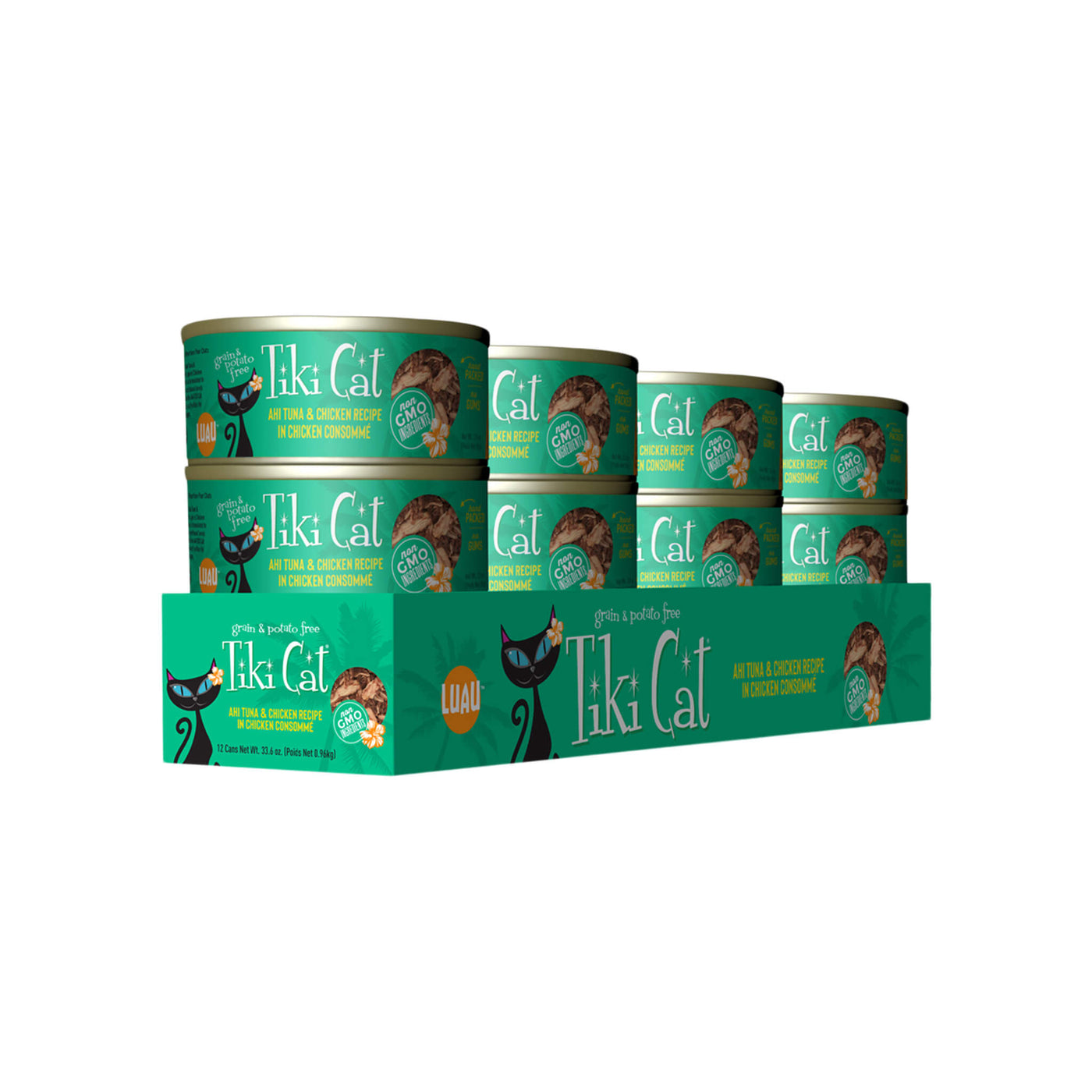 tiki cat puka puka luau succulent chicken in chicken consomme Tiki Cat Luau Wet Cat Food