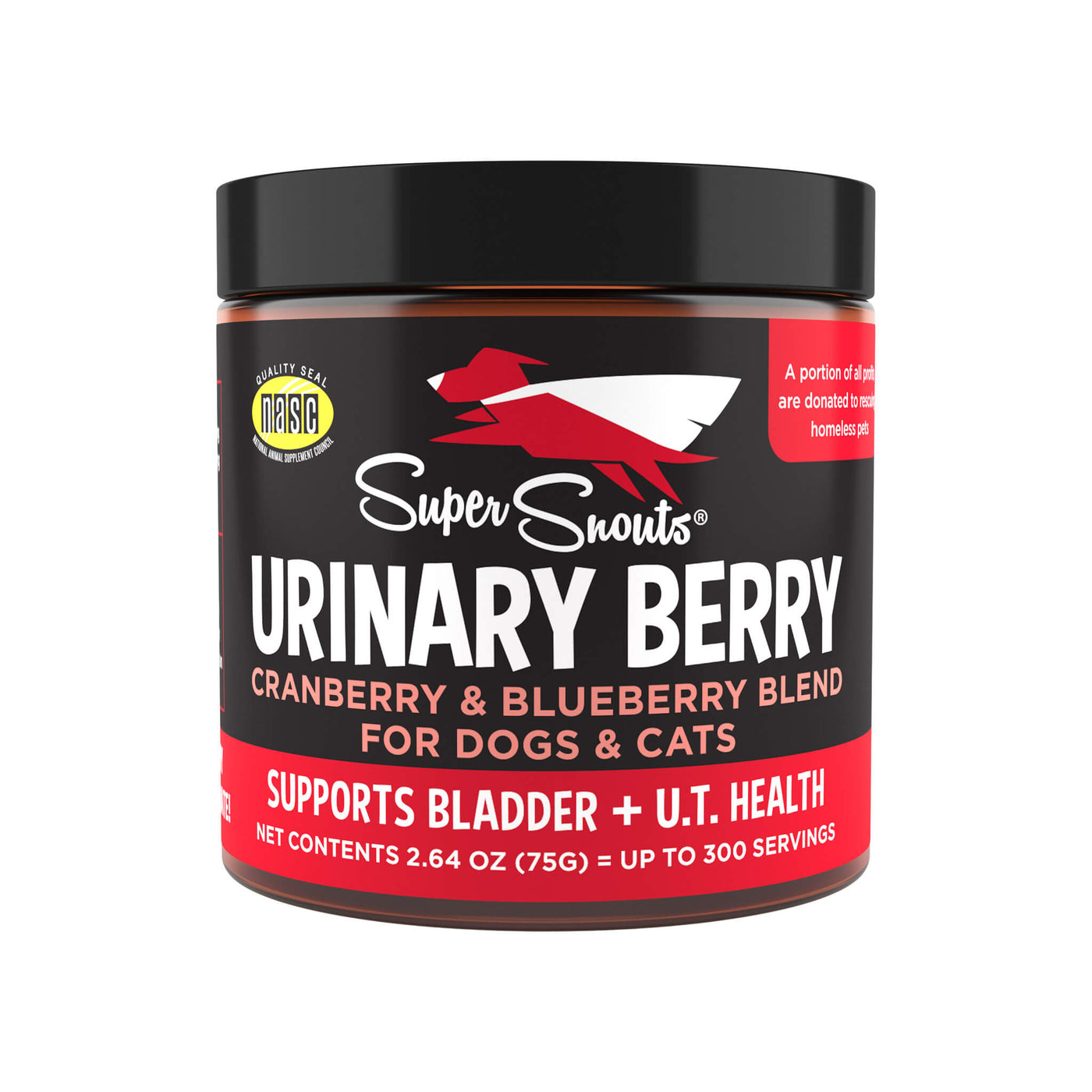 Super Snouts Urinary Berry Cranberry & Blueberry Balanced UT Support ...