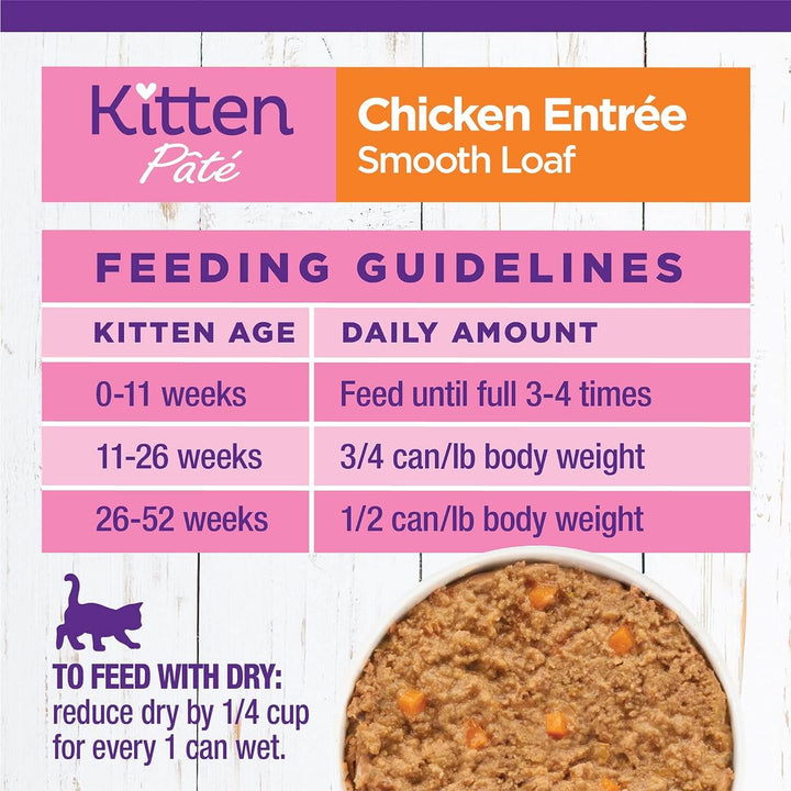 Kitten food chart 2025