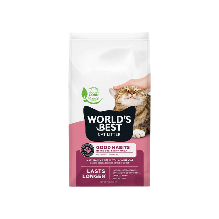 Worlds Best Good Habits Herbal Attractant Multi-Cat Litter