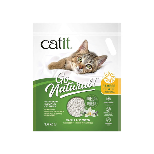 Catit Go Natural Clumping Litter Front of Bag
