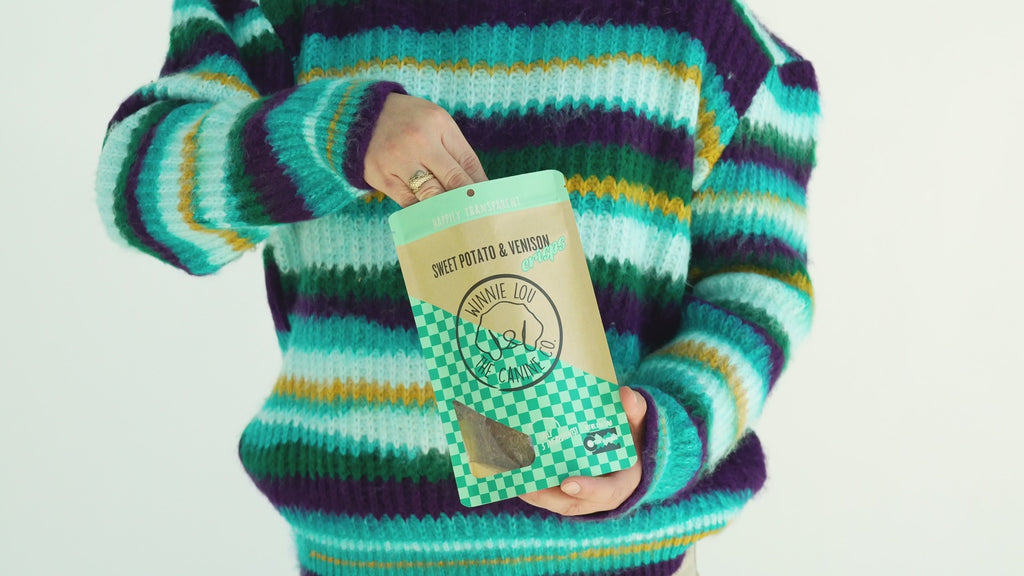 Winnie Lou Crisps Limited Ingredient Crispy Dog Treats Video