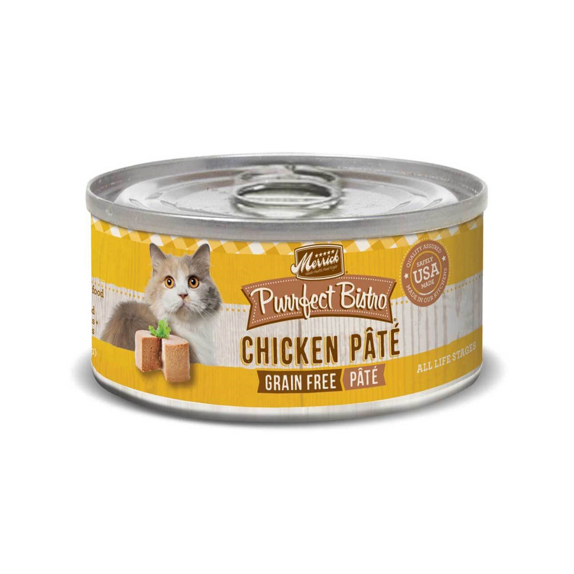 Merrick Purrfect Bistro Grain Free Pate Canned Cat Food Only Natural Pet