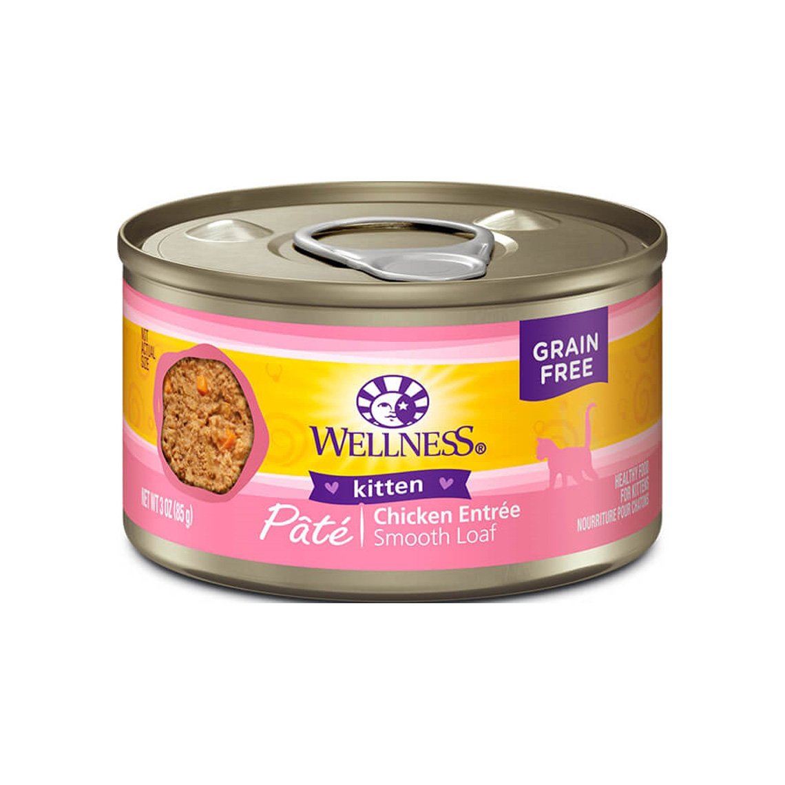 Wellness Grain-Free Canned Kitten Food Only Natural Pet