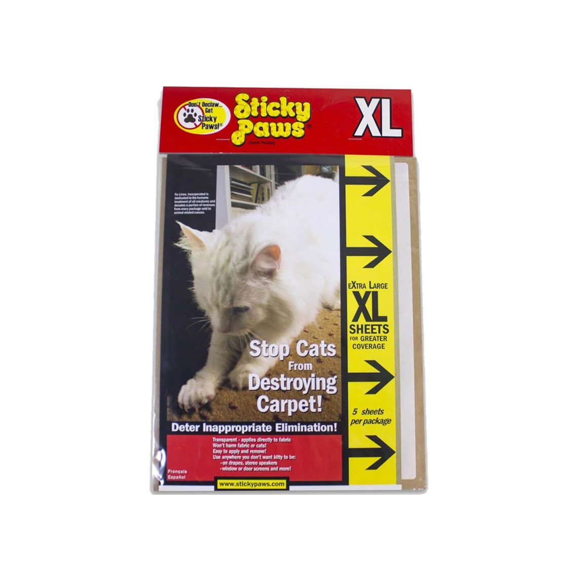 Sticky paws on sale furniture strips