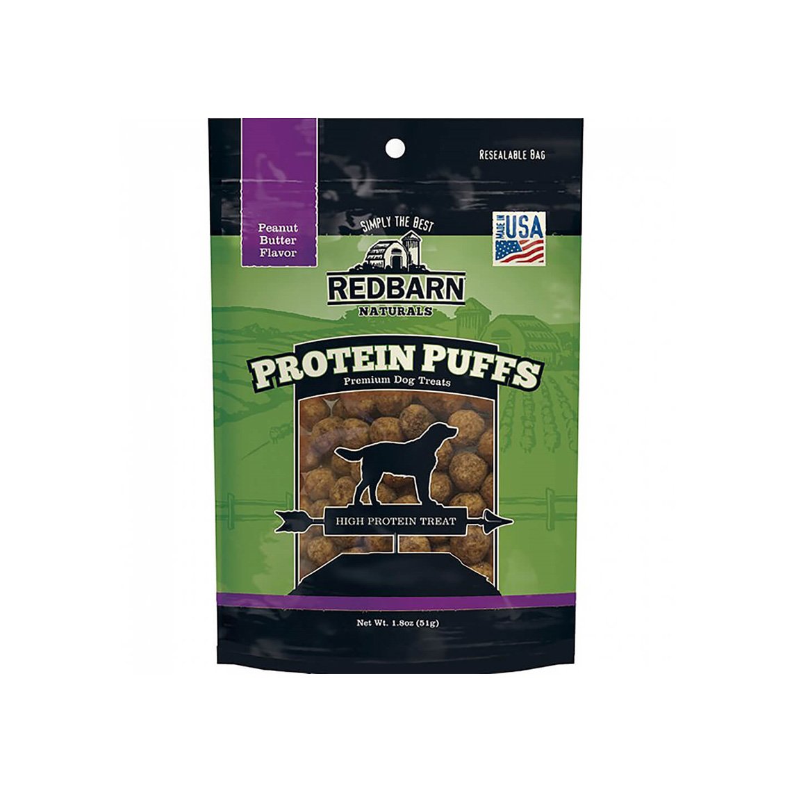 Redbarn Protein Puffs Grain-Free Crispy Treats for Dogs Only