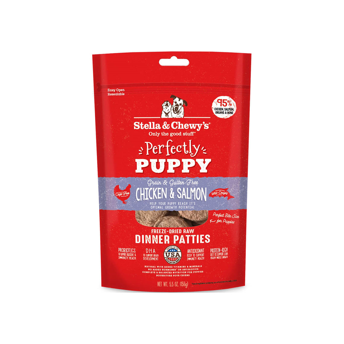 Stella Chewy s Perfectly Puppy Raw Freeze Dried Puppy Food