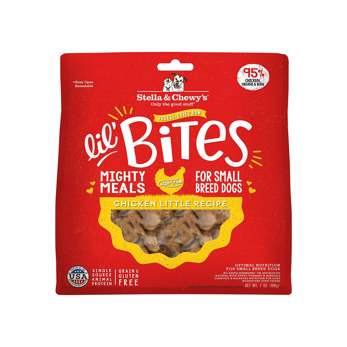 Stella Chewy's Raw Freeze-Dried Dog Lil Bites Small Breed