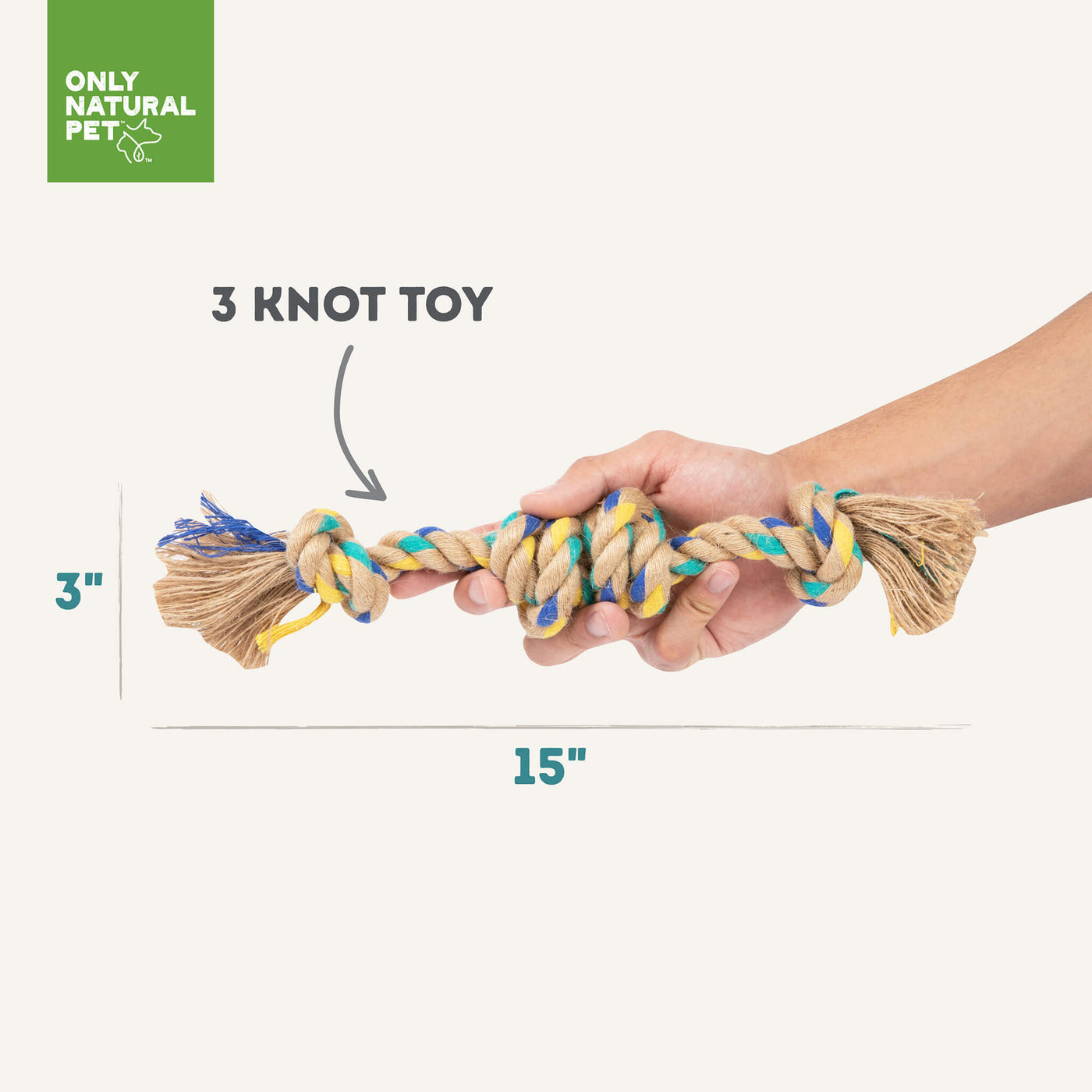 Top paw rope chew natural best sale bone