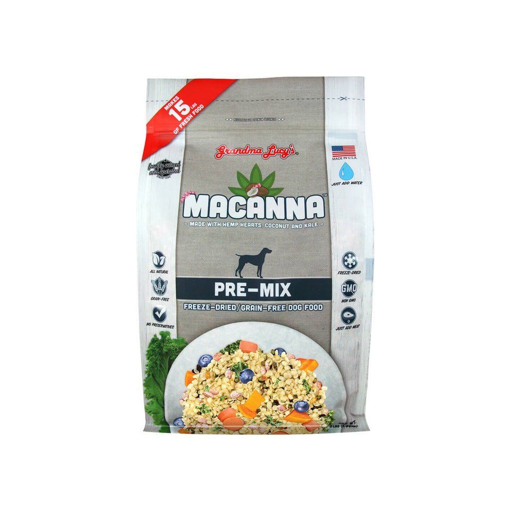 Grandma Lucy's Macanna Freeze Dried Dog Food Only Natural Pet