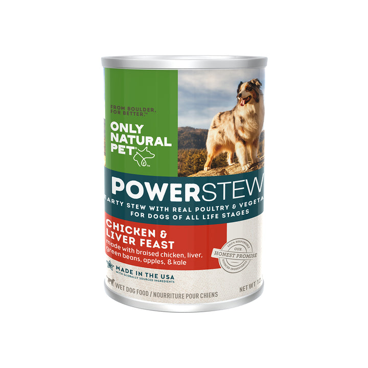 Only Natural Pet PowerStew Grain-Free Chicken & Liver Feast Wet Dog Food