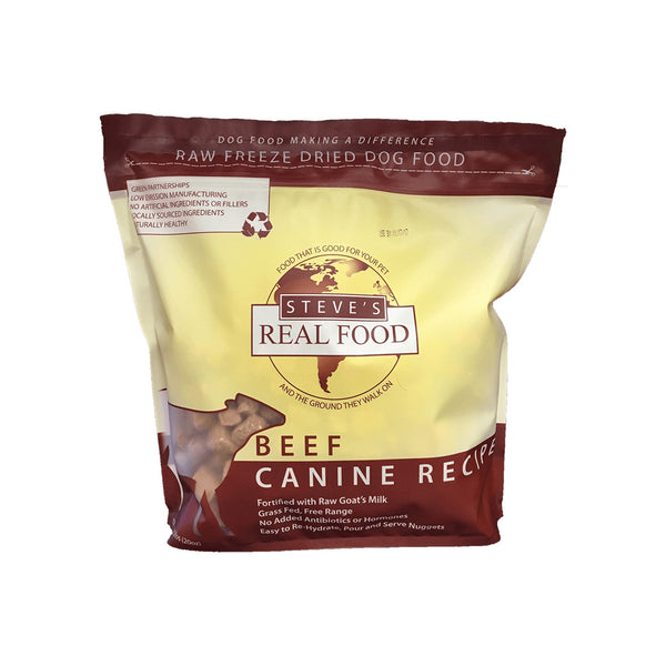 Real Meat Air Dried Dog Food w/Real Beef - 2lb Bag of USA-Crafted  Grain-Free Dog Food Sourced from Hormone-Free, Free-Range, Grass-Fed Beef 