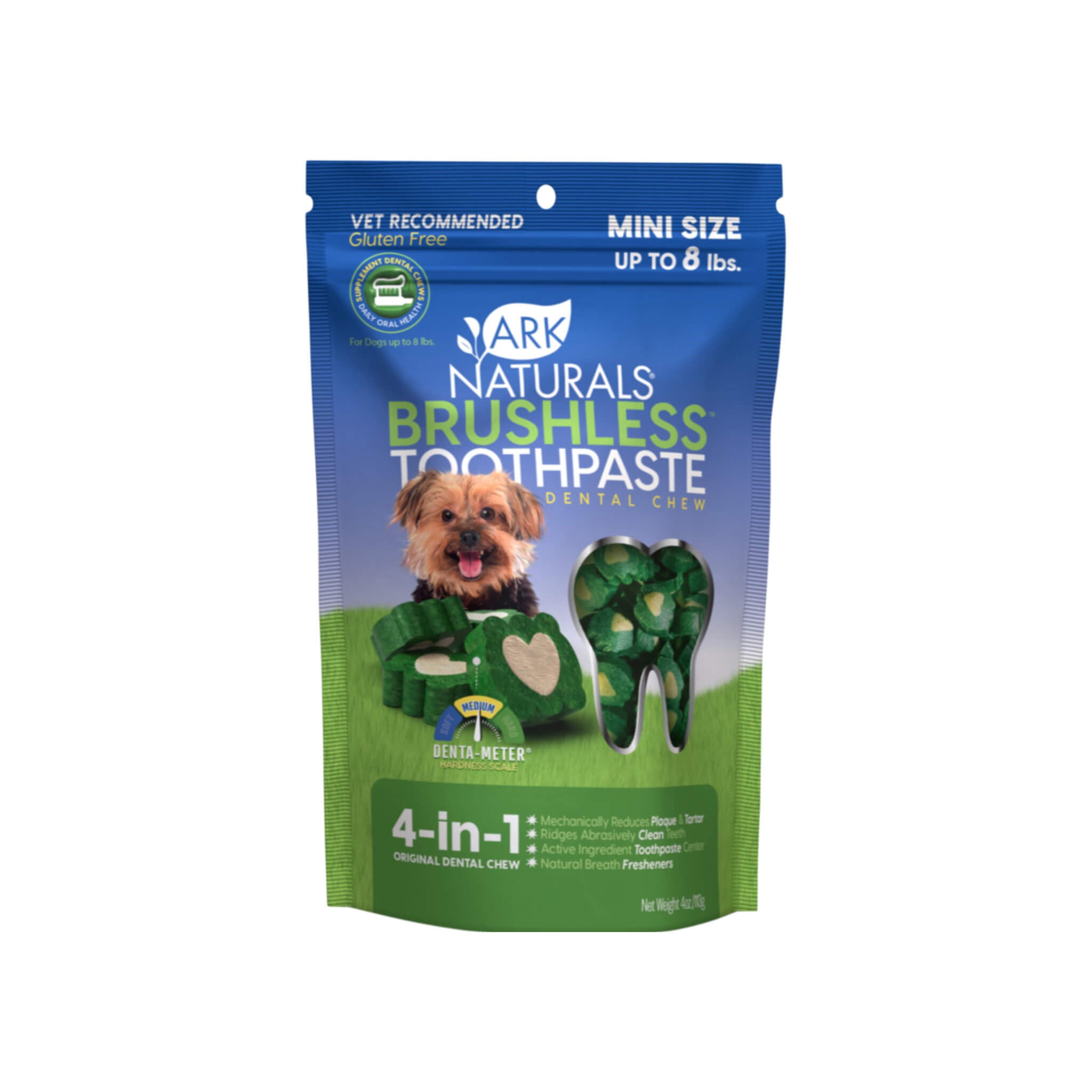 Ark Naturals Brushless Toothpaste Dental Chews for Dogs Only