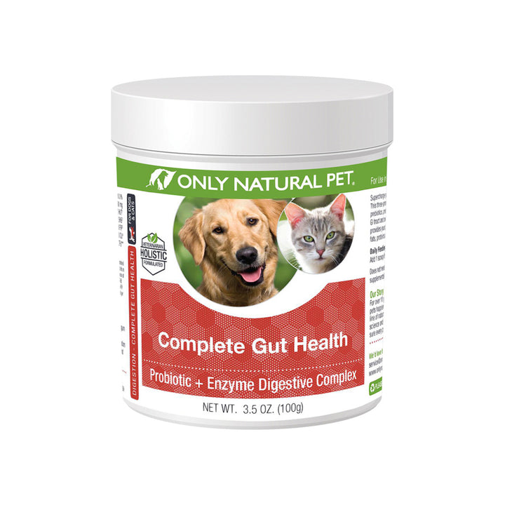 Only Natural Pet Complete Gut Health Probiotic + Enzyme Digestive Complex for Dogs & Cats Jar
