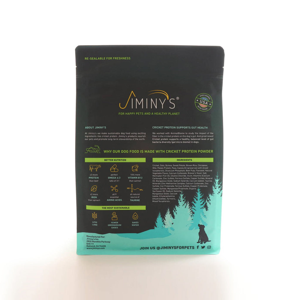 Jiminy's Cricket Crave Sustainably Sourced Food for Dogs Only Natural Pet