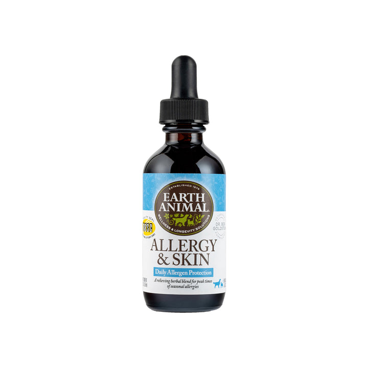 Earth Animal Organic Herbal Remedies Allergy & Skin Tincture for Dogs