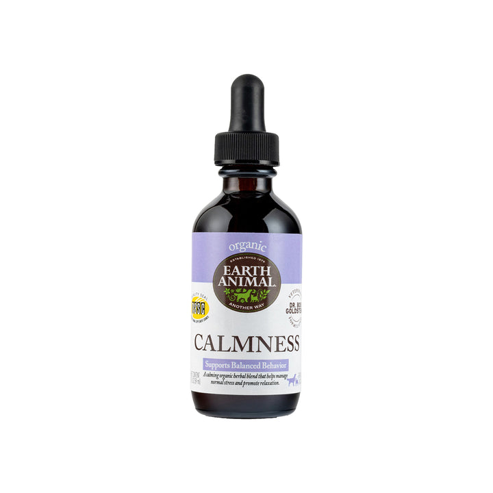 Earth Animal Organic Herbal Remedies Calmness Tincture for Dogs