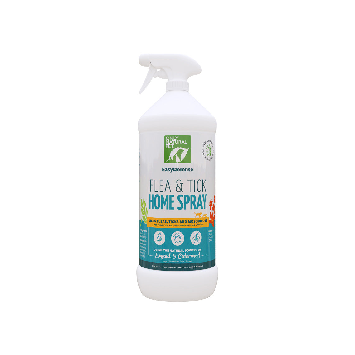 EasyDefense Flea Tick Home Spray for Dogs Cats Only Natural Pet