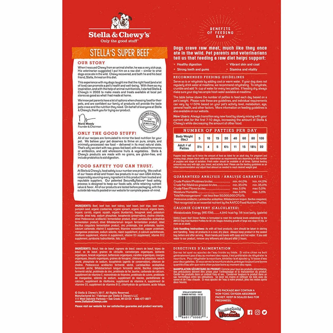 Stella Chewy s Raw Dinners Freeze Dried Dog Food Only Natural Pet