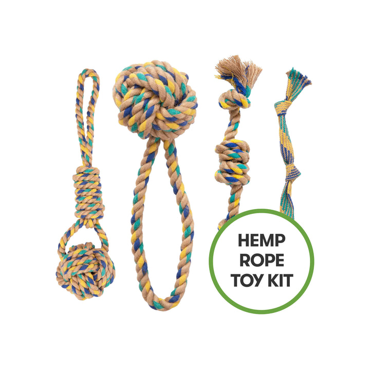 Double Ended Small Rope Dog Toy Hemp Rope Dog Toy 