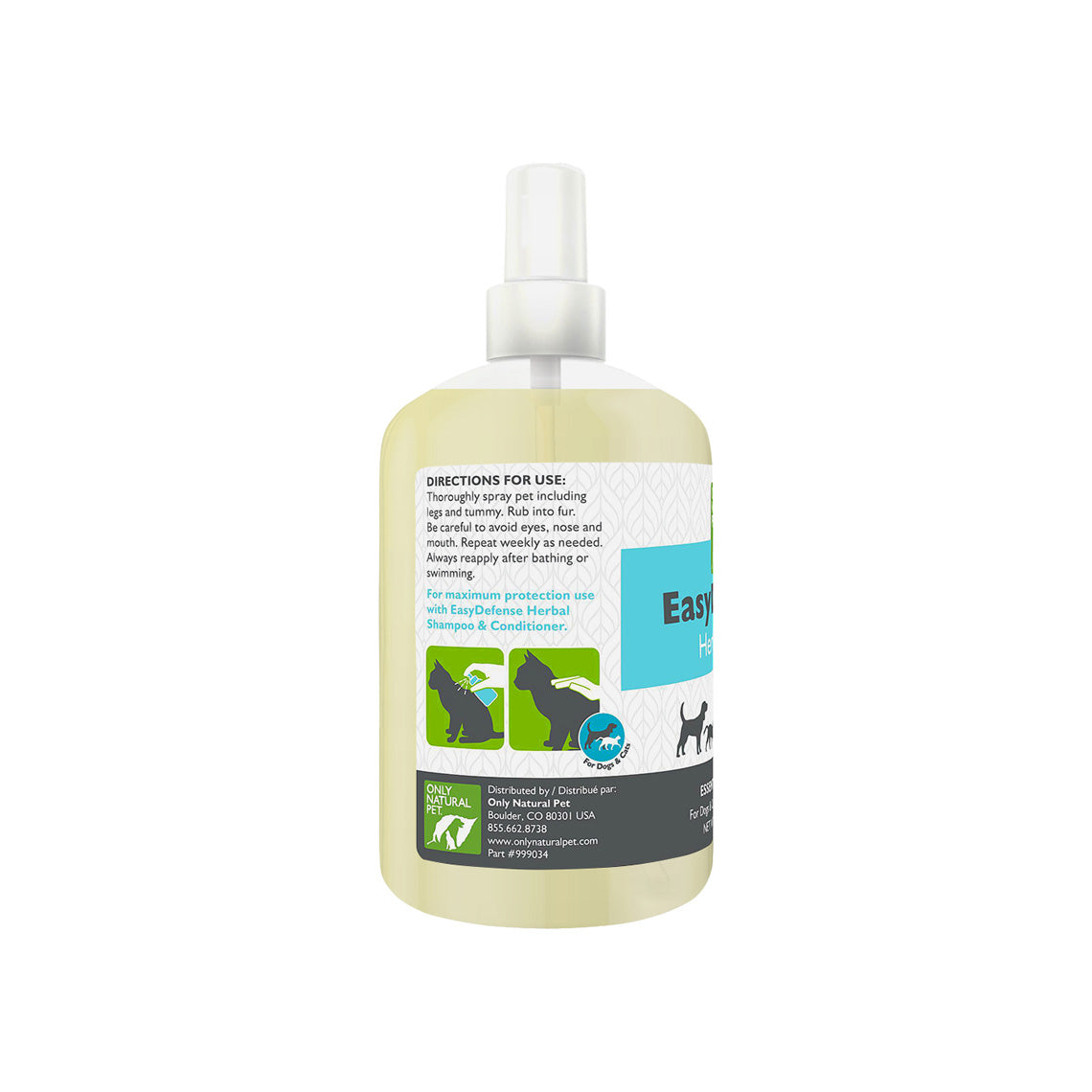 Herbal Essential Oil Flea & Tick Spray for Dogs & Cats