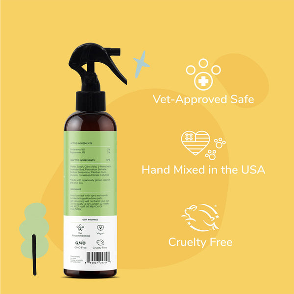 Kin + Kind Flea & Tick Protect Spray for Dogs & Cats